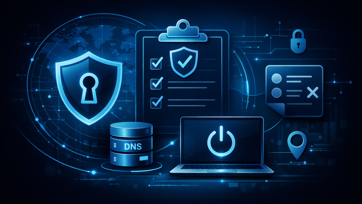 Privacy Checklist 2026: What VPN Settings Are Essential (Log Policy, DNS, Autostart, Exceptions)